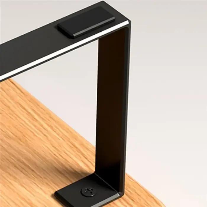 Support d'ordinateur de bureau facile à utiliser/support de fixation pour moniteur/organisateur de rangement pour espaces de travail de bureau