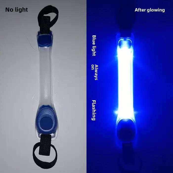 Collier lumineux de sécurité Anti-perte pour chien, pendentifs multicolores et bande lumineuse LED clignotante prête à l'extérieur, visibilité nocturne