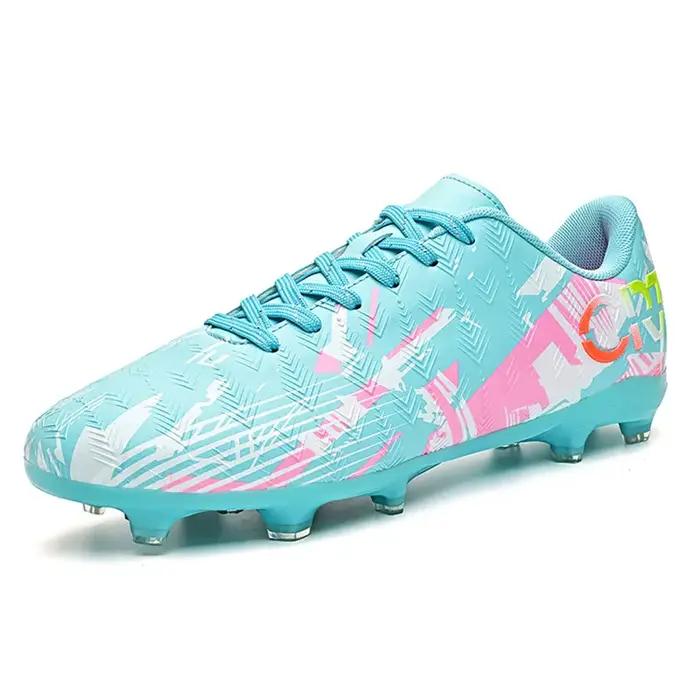 Chaussures de football pour hommes Association Quick Five Up, crampons antidérapants professionnels,