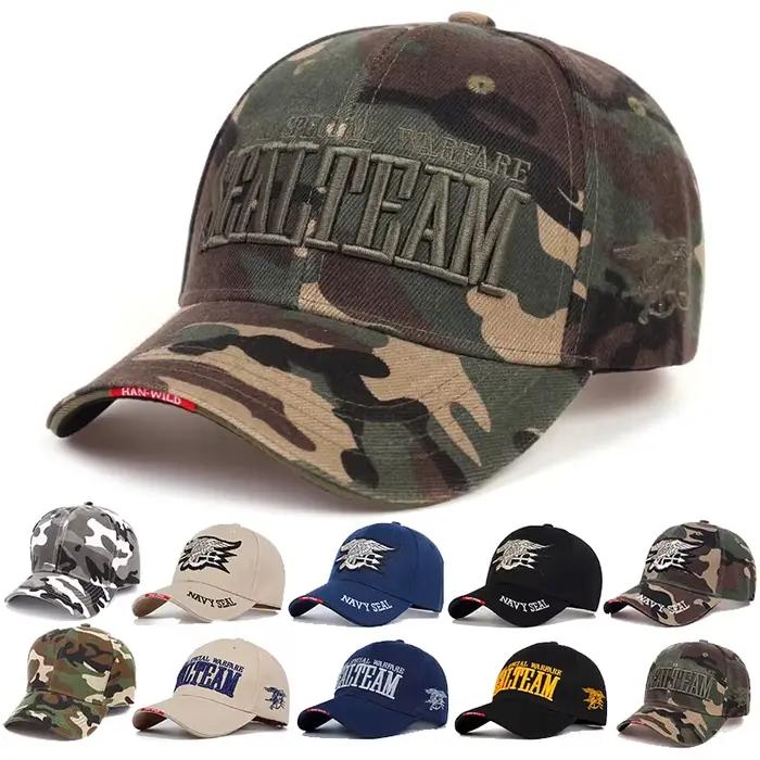 Casquette Navy Seals US Marine Corps homme - Chasse outdoor avec inscription SEALTEAM brodée