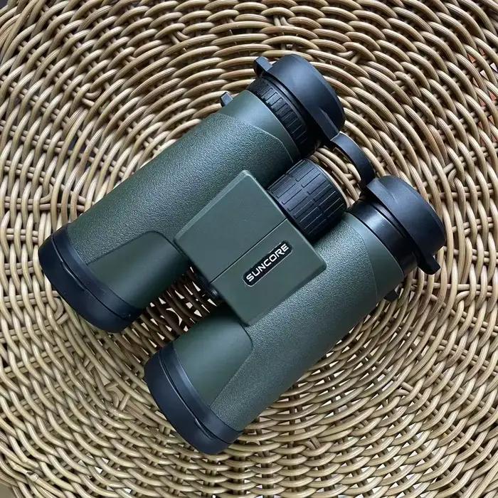 Jumelles SUNCORE 10x42 vertes haute performance pour aventures extérieures - Durables et étanches