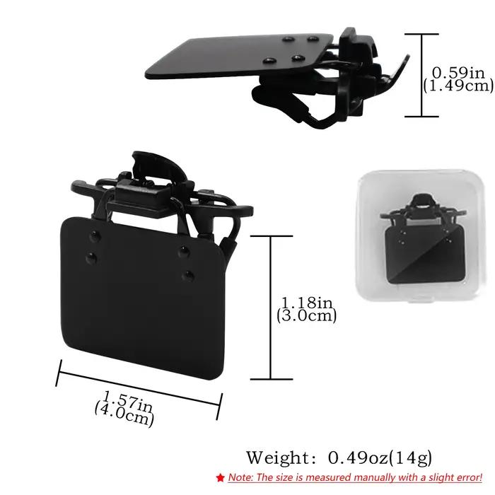 Lunettes de tir Blinders Patchs pour les yeux de tir standard 180 ° Boucliers en verre réglables Occluder Clip Eye