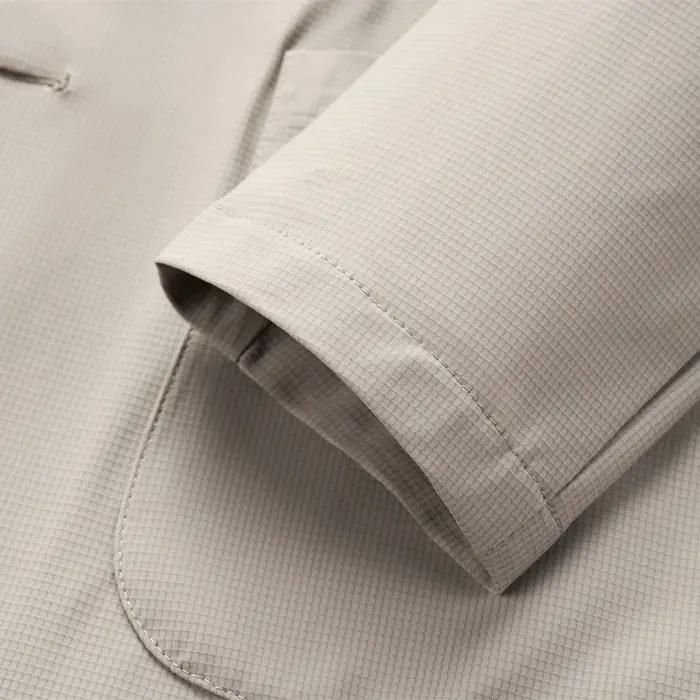 Blazer Casual Homme Minimaliste Soie de Glace Nylon Élasthanne Sans Couture Protection Solaire Été R