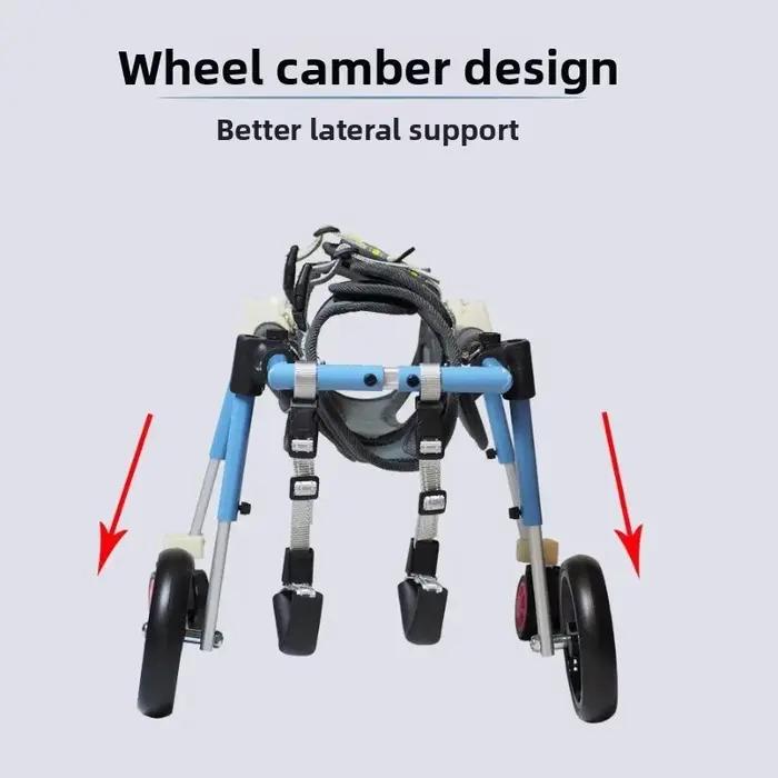 Fauteuil roulant pour chien à soutien complet