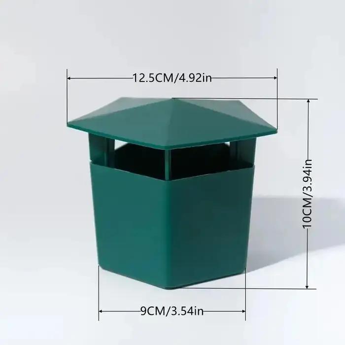 Piège à escargots durable haute qualité cage en plastique gris clair pour protection des légumes fleurs jardin occasions spéciales
