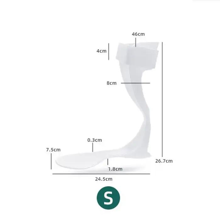 Orthèse cheville-pied stabilisatrice pour pied tombant, support de cheville pour la marche et l'exer
