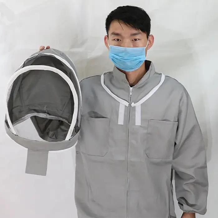 Costume pour apiculture, ensemble veste et voile, vêtements anti-abeilles, nouveau tissu, vêtements pour apiculteur, gants de protection pour abeilles, livraison gratuite