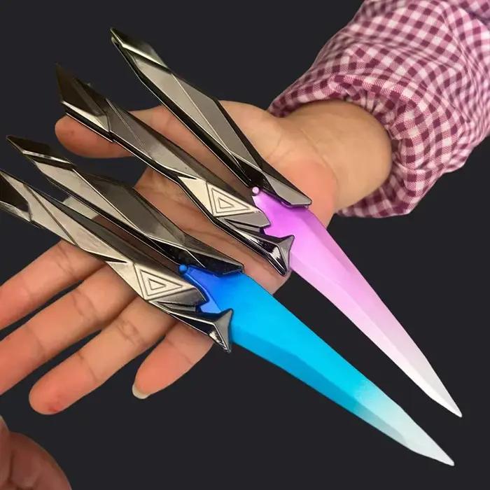 Lame papillon pliable, arme à collectionner gravée en 3D