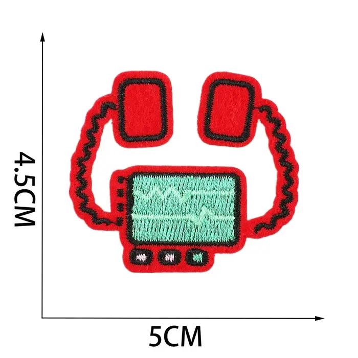 Fer sur patchs autocollants pour vêtements Patch de couture médical hôpital infirmière broderie Applique Badge sac à dos décoration rayures