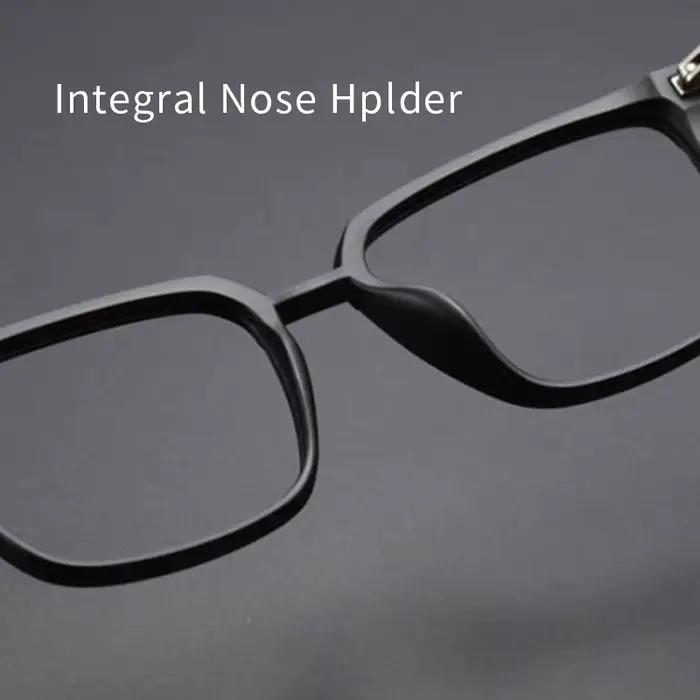 MOMOJA hommes classique carré lunettes cadre rétro affaires cadre décoratif femmes luxe optique lune