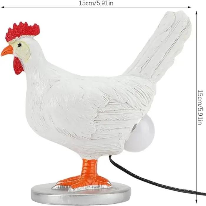 Veilleuses décoratives simulées d'animaux, décoration de pâques amusante pour la maison, fête de car
