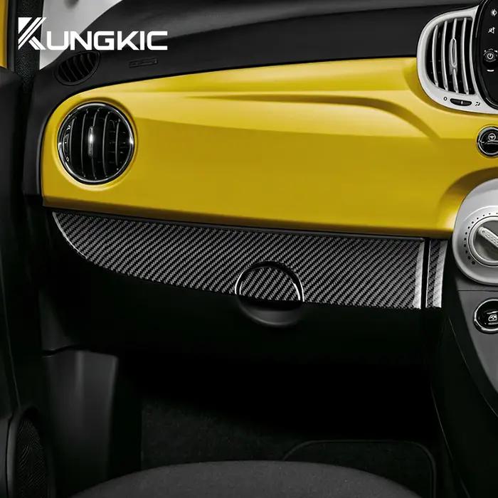 Véritable Fiber de carbone souple pour Fiat 500 Abarth 595 2016-2018 2019 2020 2021 2022 2023 Abarth