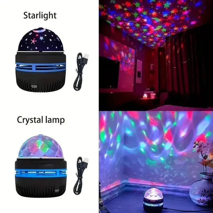 Projecteur d'étoiles et de galaxies, budgétaire de vagues d'eau et d'océan, veilleuse de chambre à c