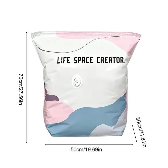 Vacuum Bags for Clothes Reusable Airtight Portable Storage Pack