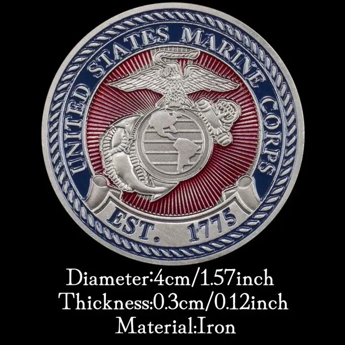 Pièce commémorative du Corps des Marines des états-unis
