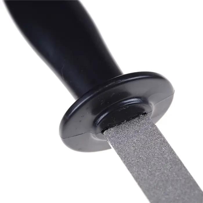 Outil d'affûtage de couteaux en métal à poignée antidérapante pour couteau de cuisine gilette et ciseaux Sharpeners pour cuisine durable et efficace