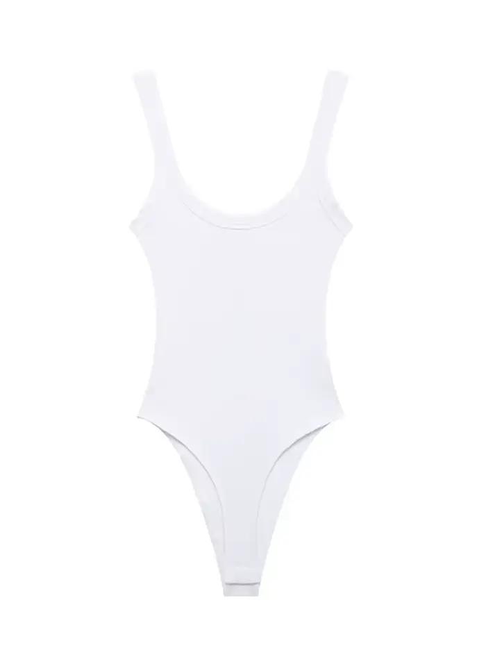 Body côtelé à col rond pour femmes, avec bretelles, bouton-pression, combishort Sexy à la mode, vête