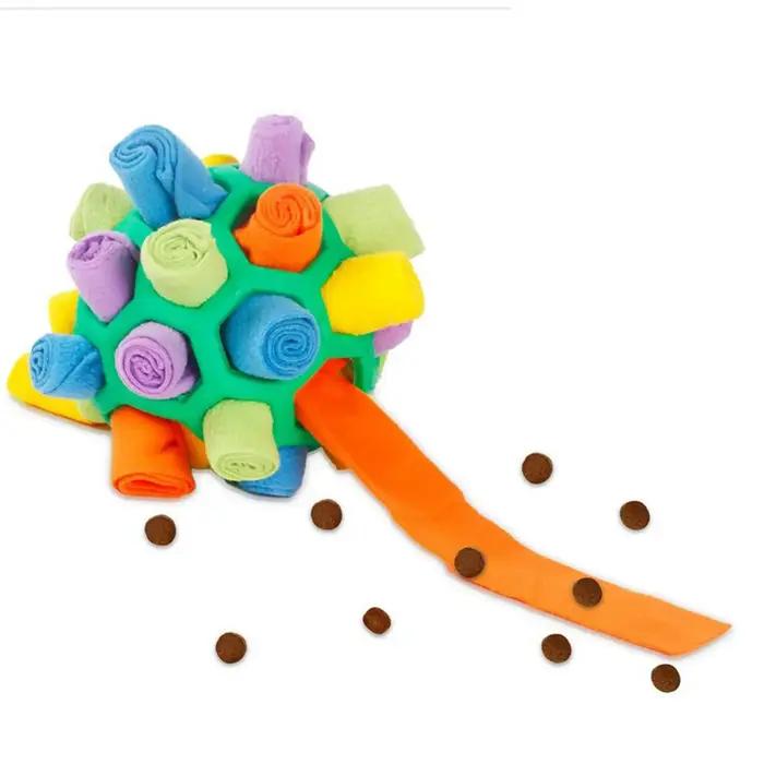Boule reniflante pour chien jouet en peluche stimulant pour chiens réduire stress et anxiété occasions spéciales distraction à domicile jouet et mangeoire