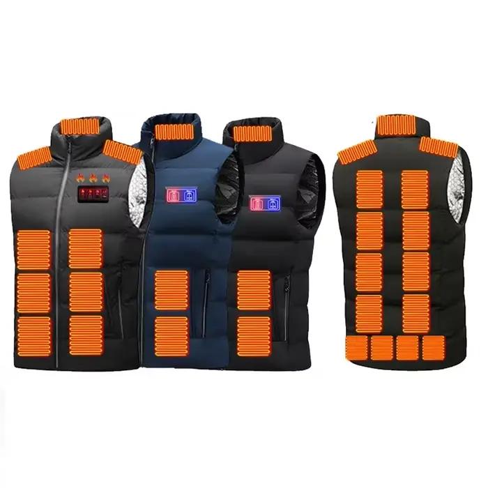 Gilet chauffant électrique Ayrbao 21 zones de chauffage pour hommes et femmes occasion chasse randonnée ski hiver voyage