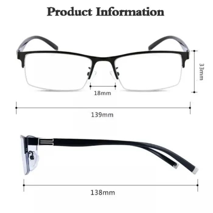 Lunettes de lecture multifocales pour hommes et femmes, presbytes, Anti-lumière bleue, rétro, 2023