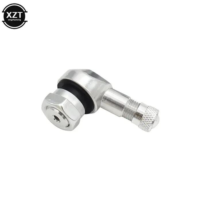 Valve en alliage d'aluminium, jante de moto, Angle de 90 degrés, tiges de Valve Tubeless pour pneu d