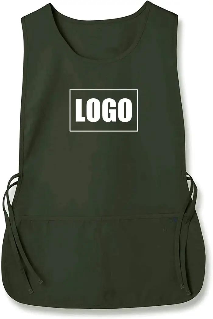 Tablier de nettoyage en polyester brodé personnalisable pour femmes hommes adolescents couples adultos personnes âgées enfants occasions spéciales