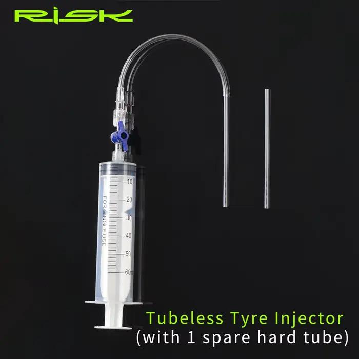 Risque RL225 vélo vélo Tubeless pneu scellant injecteur outil d'injection Schrader Presta Valve noya