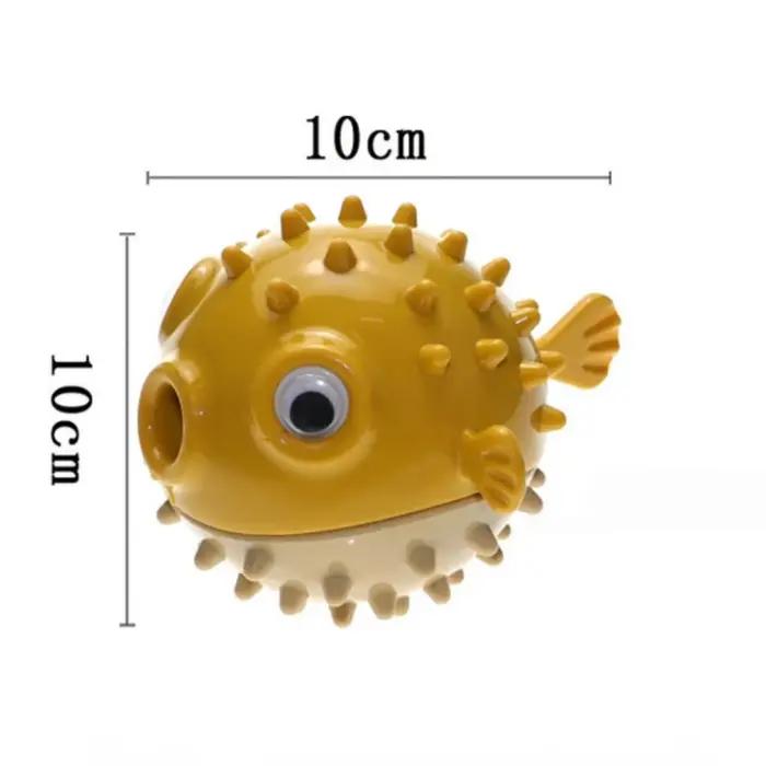 Jouet en forme de poisson-bouffant résistant aux morsures et distributeur de friandises pour la santé dentaire pour Corgi Poodle Golden Retriever chiens occasions spéciales sorties jeuxextérieur