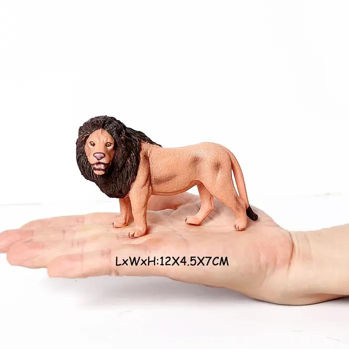 Figurines de Lion, Jouets Animaux Sauvages de la Jungle, Lionnet, Lionne, Figurines d'Action, Jouets en Plastique pour Enfants, Cadeaux pour Enfants