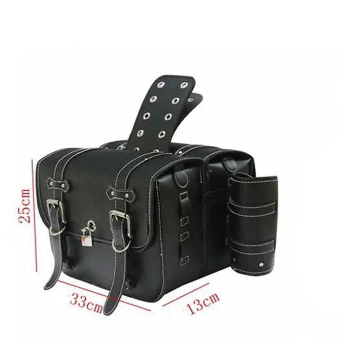 Sacs arrière de queue de bagage pour Sportster 883 1200 Honda Yamaha Suzuki