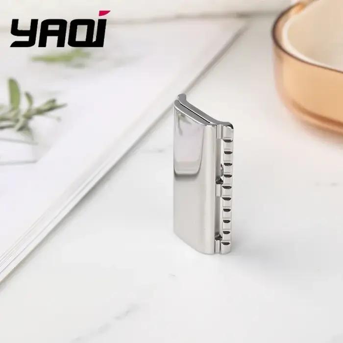 Tête de rasoir de sécurité YAQI Ghost 70SP en acier inoxydable 316 avec interstice de lame de 0,7 mm, poli, pour rasoir de sécurité
