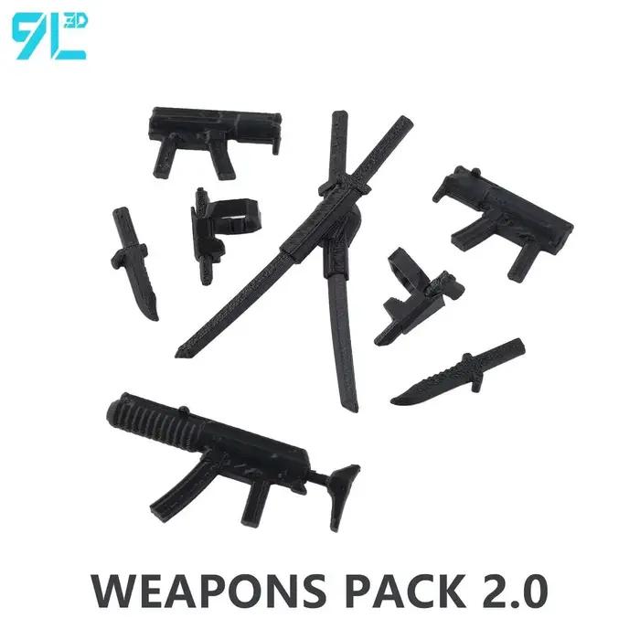 Pack d'armes 3.0 pour 9L3D Lucky13 T13 Dummy13, figurine d'action Titan13, ensemble d'extension d'ar