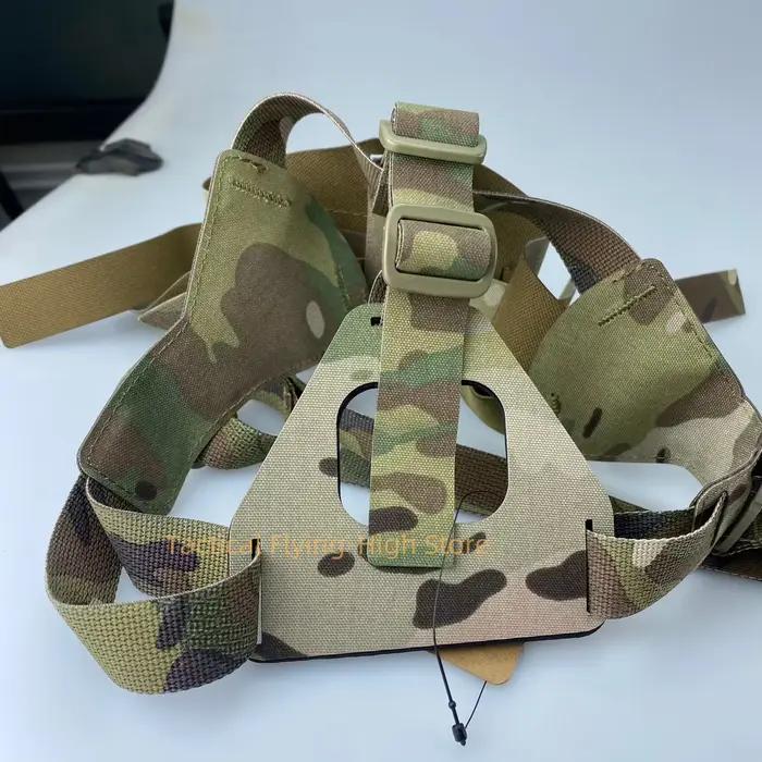 Support tête pour caméra sportive et vision nocturne - Harnais NVG avec fixation casque et chapeau