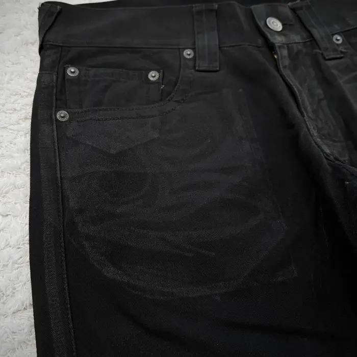 vintage X ray épilation tribal broderie hommes jeans évasés gothique haute rue unisexe punk slim fit