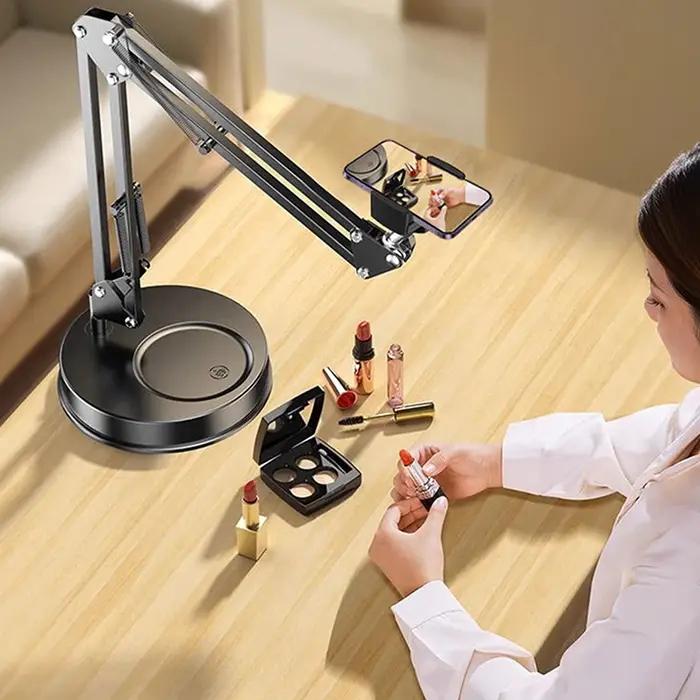 Support de prise de vue en fer robuste pour la photographie culinaire et la diffusion en direct sur téléphone portable occasions spéciales professionnelle