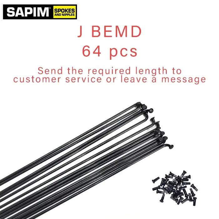 Les rayons de vélo Sapim peuvent choisir n'importe quelle longueur inférieure à 310 mm 2.0 ronds j-bend/train droit