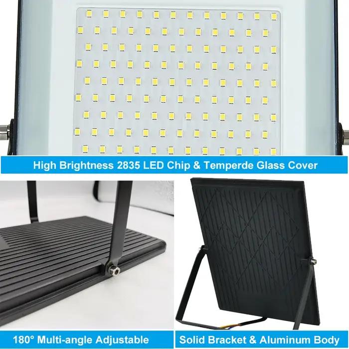 Éclairage LED 10W 20W 30W 50W 100W 150W haute luminosité IP66 étanche Mini projecteur extérieur port