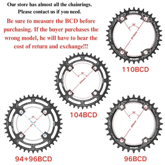 Plateau 110BCD pour Shimano en alliage d'aluminium compatible avec R2000 R3000 R7000 R8000 R9000 4700 5800 6800 RX810 RX600 pour vélos de route occasions spéciales