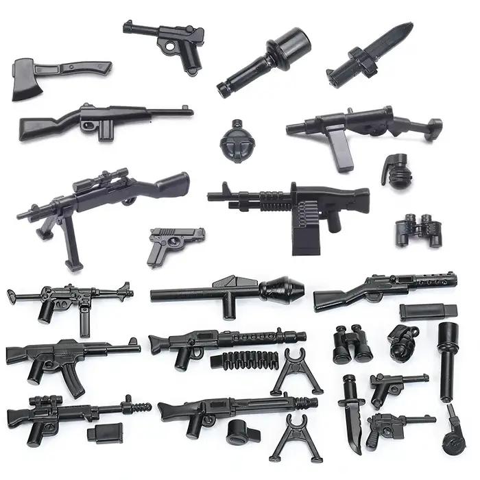 Blocs de construction MOC pour arme militaire de la seconde guerre mondiale