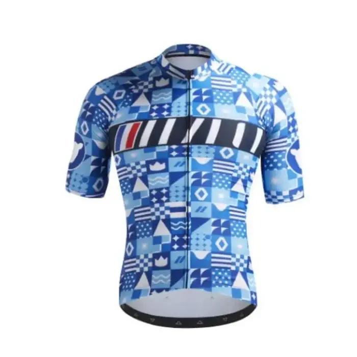 Maillot de cyclisme pour homme ensemble short et tshirt vêtements de cyclisme pour homme été polyester lycra coussin en éponge ajustement parfait occasion sportive