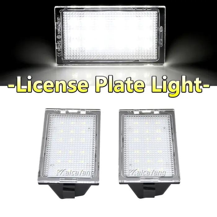 Lumière de plaque d'immatriculation LED pour Land Rover Discovery 3 4 Freelander 2 LR2 Range Rover Sport L320 2400 lumens sécurisée et durable pour votre véhicule