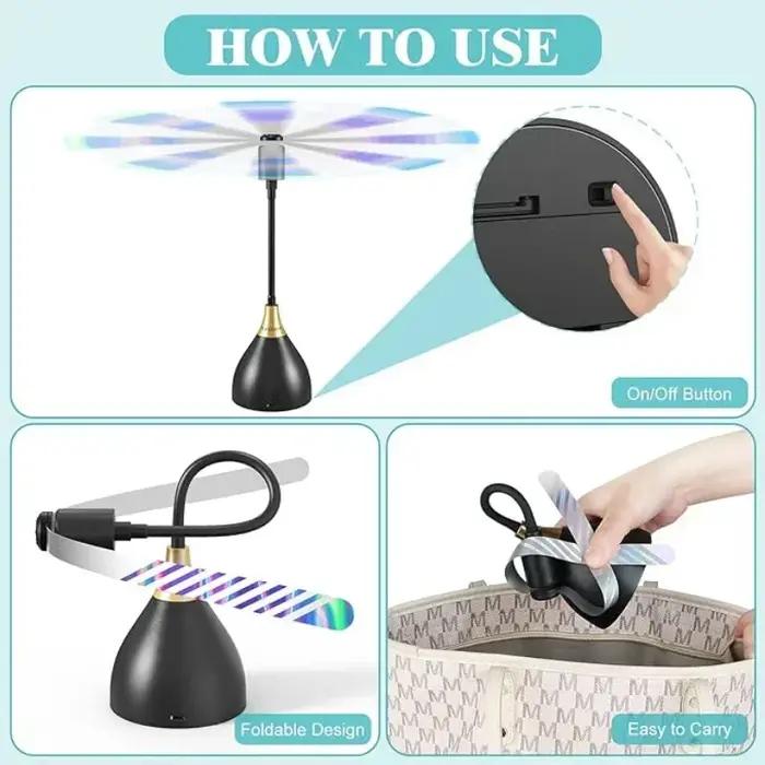 Ventilateurs anti-mouches efficaces pour Tables