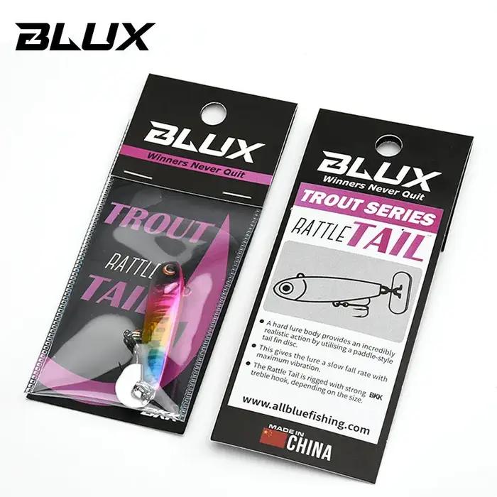 BLUX – leurre de pêche dur coulant avec queue de hochet 38mm 44mm