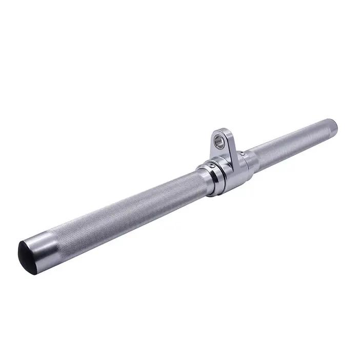 Fixation de barre droite rotative en aluminium pour Machines à câble
