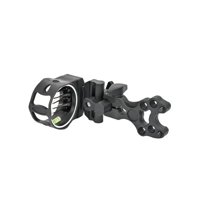 Tir à l'arc composé vue 5 broches arc Composite réglable 0.019 "fibre optique brillante tir de chasse dispositif de visée accessoires