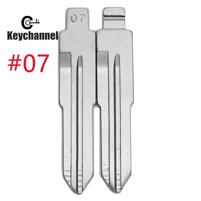 35 pièces clé de voiture vierge HU66 SIP22 Toy43 KD clé lame HU83 Xhorse clé rabattable pour KEYDIY
