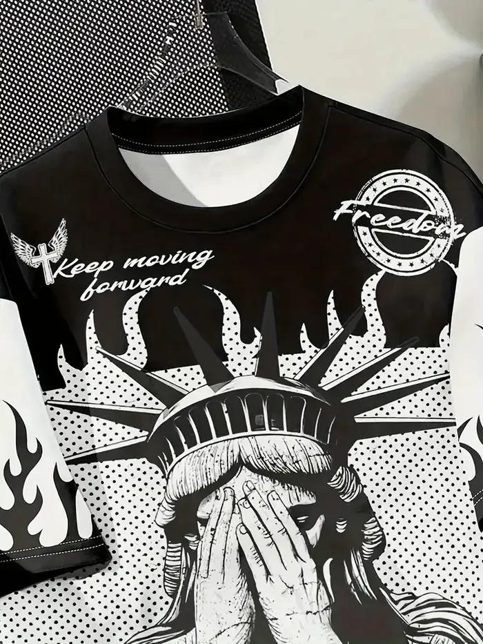 Le T-shirt pour hommes imprimé en 3D pour l'été de 2025 est un best-seller pour le sport, le fitness