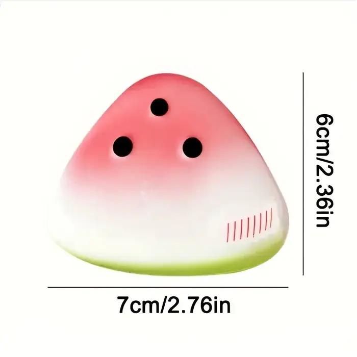 Jouet de décompression de pastèque Squishy Anti-stress, peau de glace douce, décompression à rebond