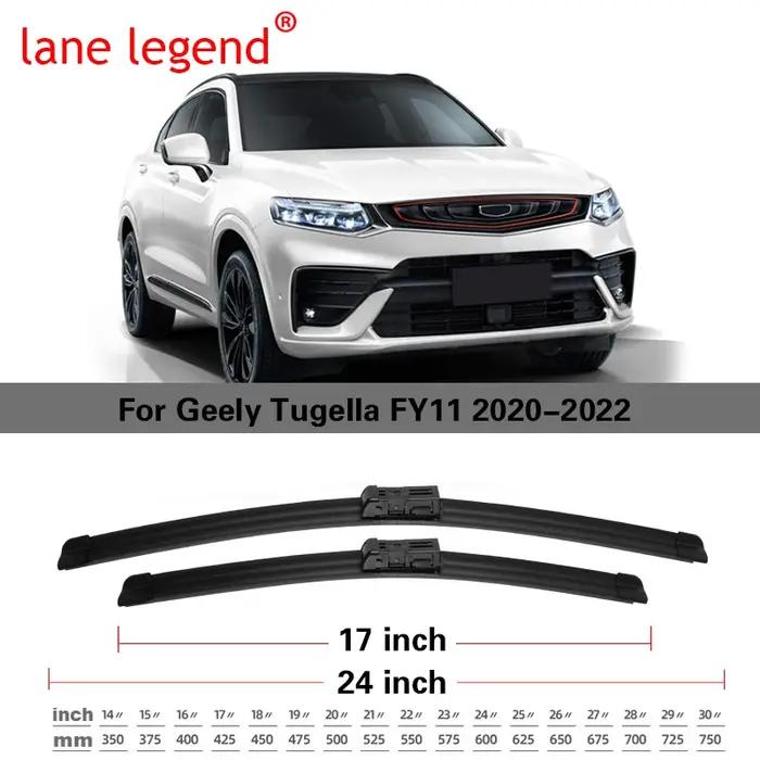 Lames d'essuie-glace de voiture pour Geely Tugella FY11