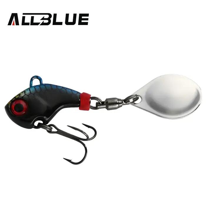 ALLBLUE CYCLONE Tail Spinner Metal Vib Shad Casting Shore Jig Vibration Jigging Blade Spoon Fishing